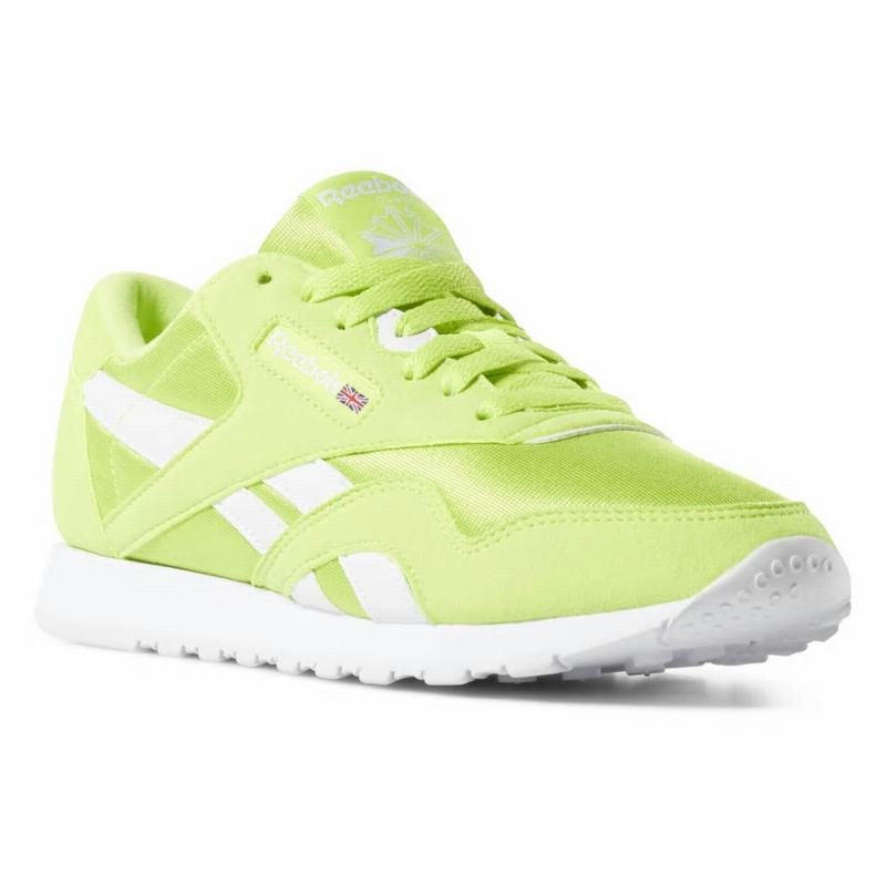 Reebok Classic Nylon Color Tenisky Panske - Svetlo Zelene/Biele CZ3061ER